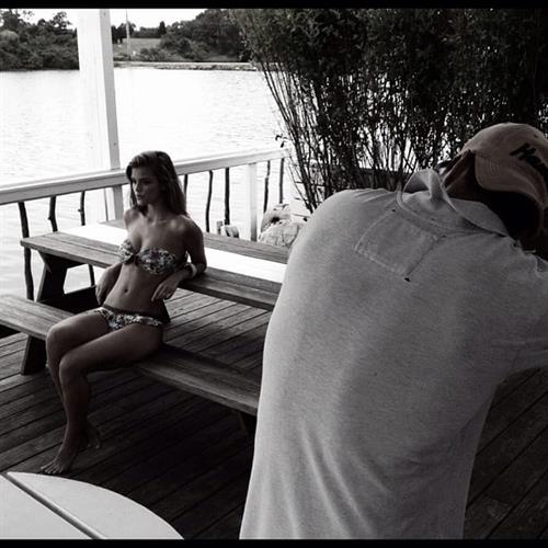 Nina Agdal in a bikini