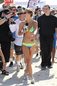 Nina Agdal in a bikini