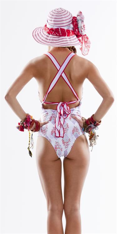 Nina Agdal in a bikini - ass