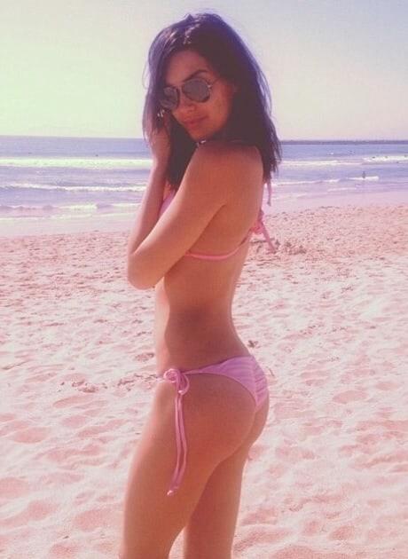 Denise Schaefer in a bikini - ass