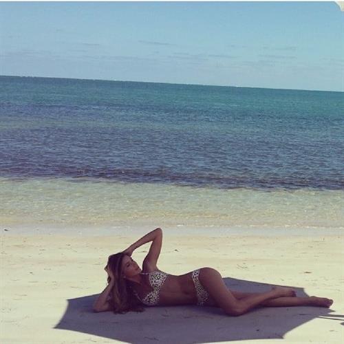 Simone Villas Boas in a bikini