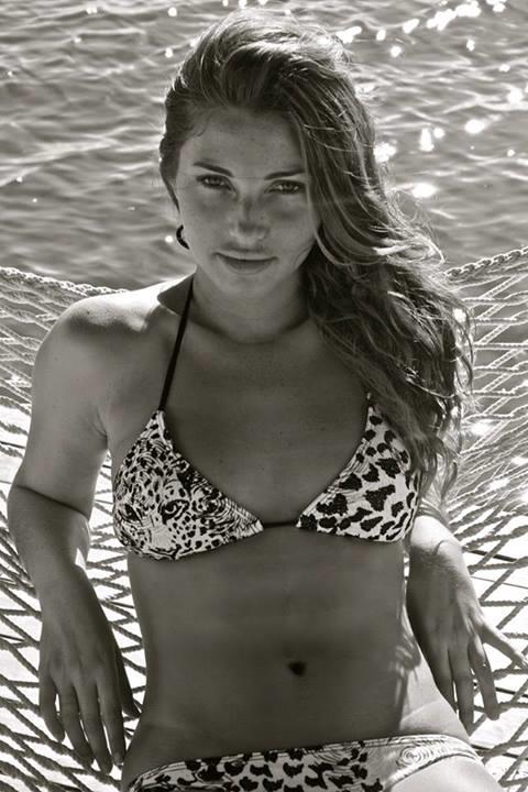 Simone Villas Boas in a bikini