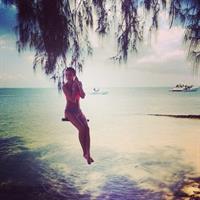 Simone Villas Boas in a bikini