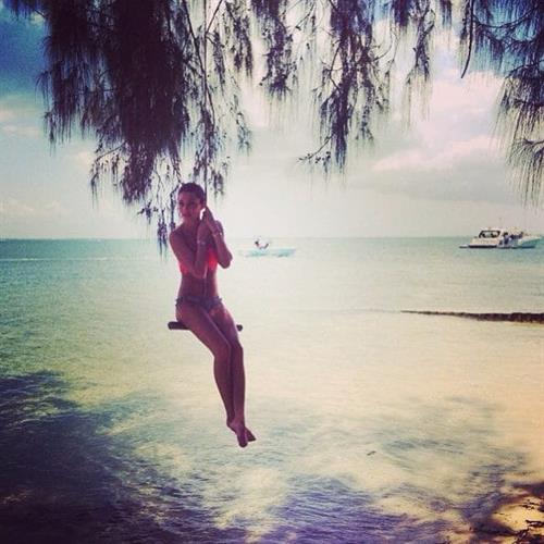 Simone Villas Boas in a bikini