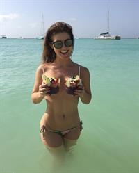 Amanda Cerny in a bikini