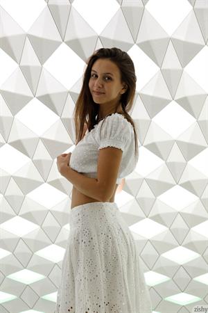 Jessica Albanka in a Dress