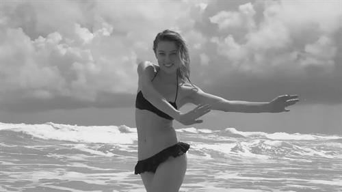 Amber Heard in a bikini