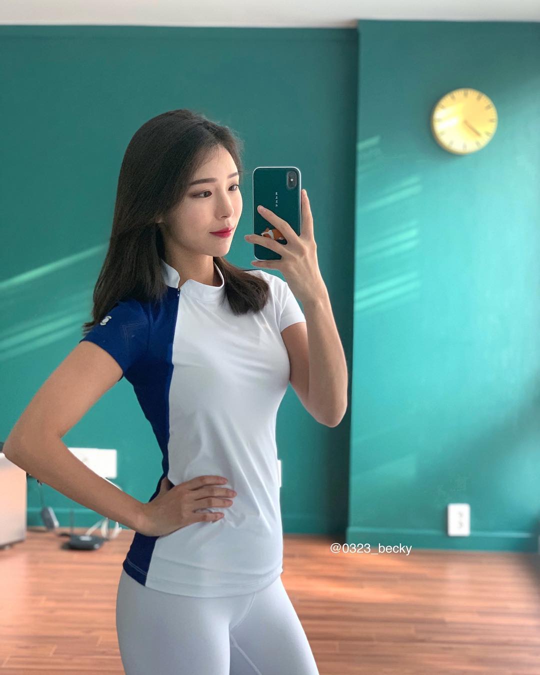 Becky taking a selfie