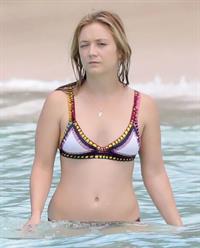 Billie Lourd in a bikini