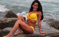Jenelle Evans in a bikini
