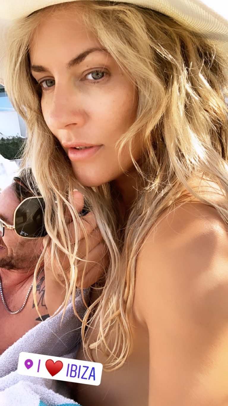 Caroline Flack Pictures Caroline Flack nip slip accidentally flashing her nude boobs under a towel she tried to cover her nipple with text but missed.