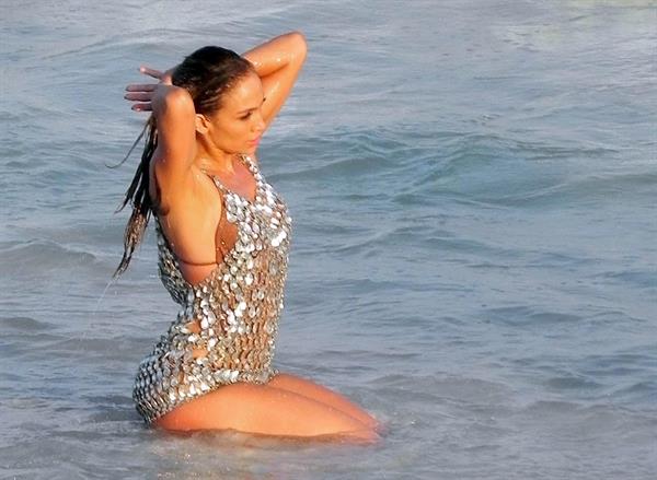 Jennifer Lopez in a bikini