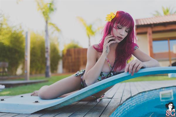 Natasha Legeyda in a bikini