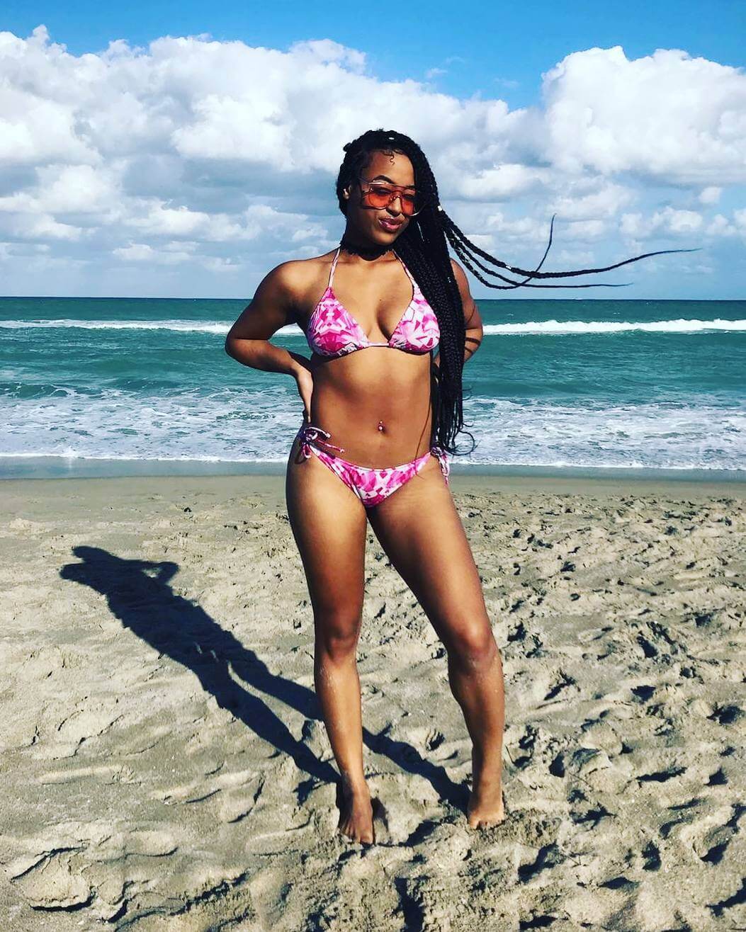 Gabrielle Graham in a bikini