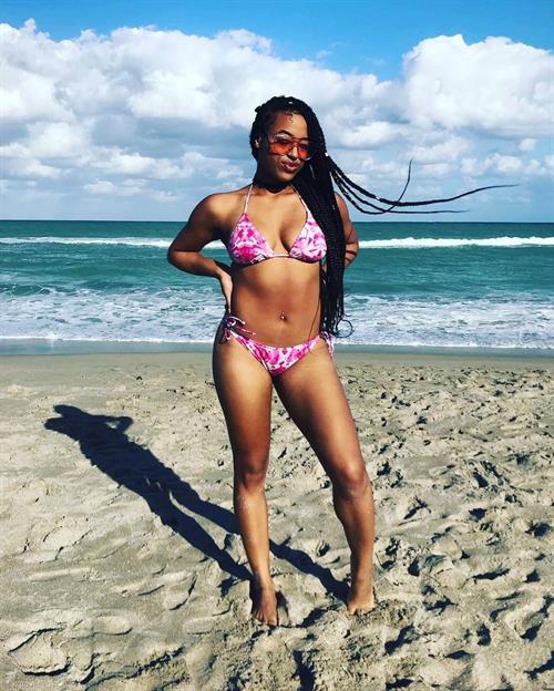 Gabrielle Graham in a bikini