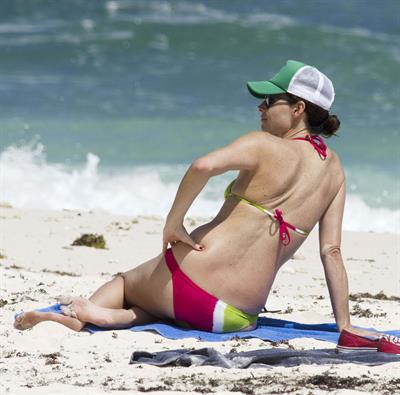 Minnie Driver in a bikini