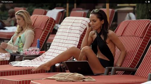 Eliza Dushku in a bikini