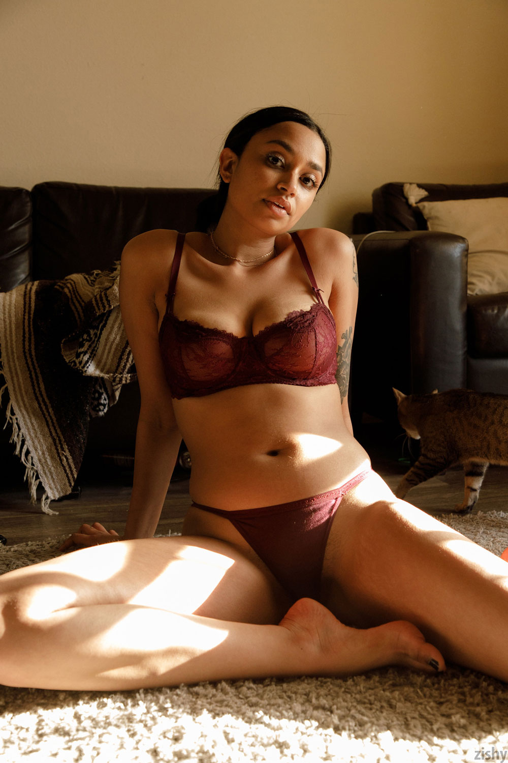 Wynona Gibbs Texas Girl in Lingerie
