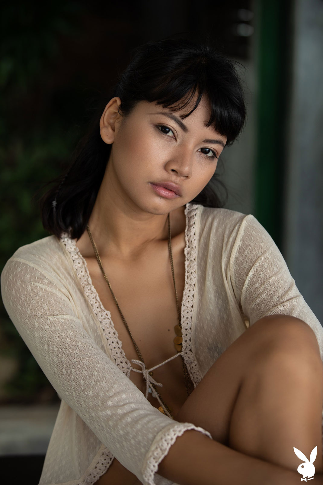 Cara Pin Exotic Babe poses nude for Playboy