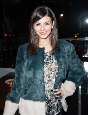 Victoria Justice The Cinema Society screening of Beautiful Creatures in NY 2/11/13 