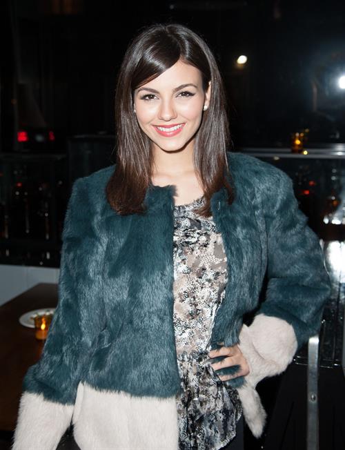 Victoria Justice The Cinema Society screening of Beautiful Creatures in NY 2/11/13 