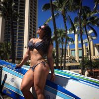 Valentina Mishina in a bikini