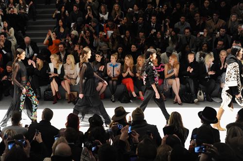 Taylor Spreitler Mara Hoffman Fall 2013 fashion show in New York 2/9/13 