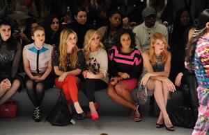 Taylor Spreitler Mara Hoffman Fall 2013 fashion show in New York 2/9/13 
