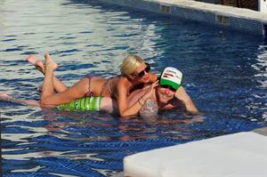 Tori Spelling Celebrates her birthday with family at the St Regis Punta Mita Resort in Mexico (May 20, 2013) 