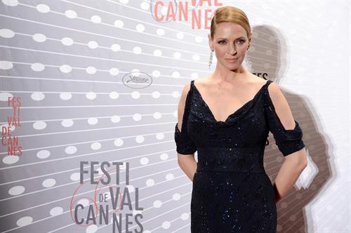 Uma Thurman attends the Palme D'Or Winners Dinner during The 66th Cannes Film Festival May 26, 2013 
