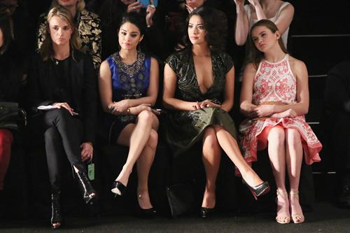 Vanessa Hudgens Naeem Khan Fall 2013 Fashion Show in New York, February 12, 2013 