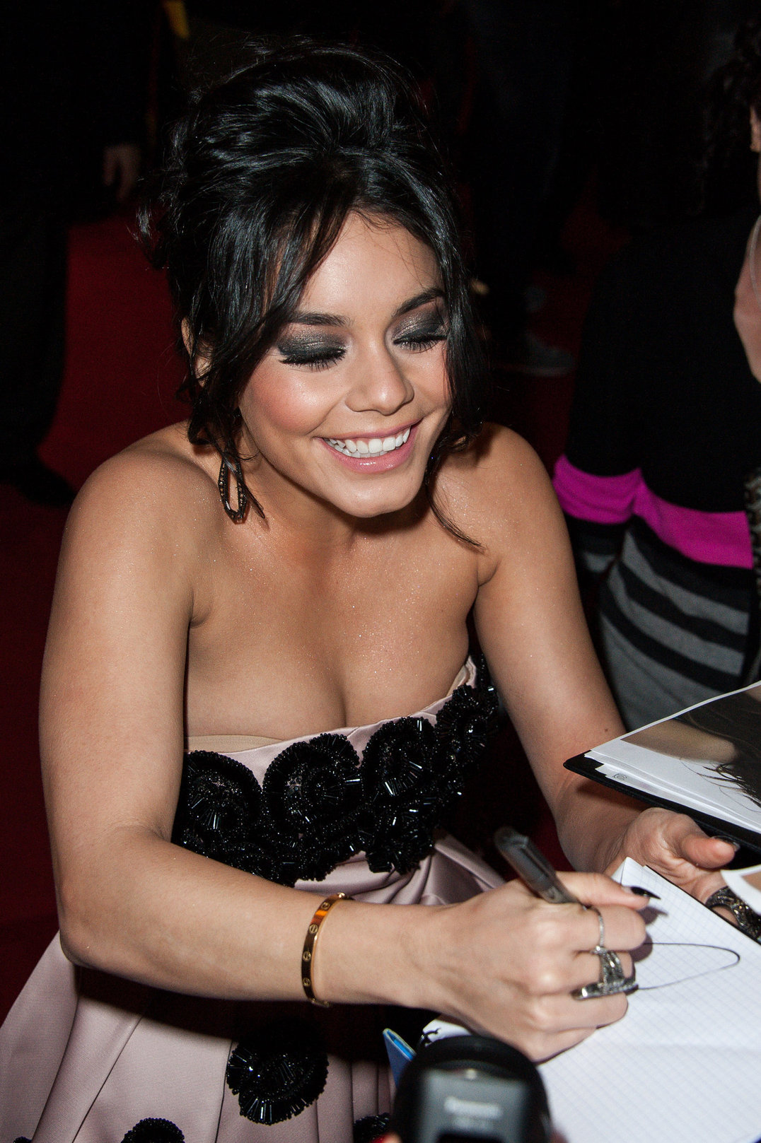 Vanessa Hudgens Spring Breakers premiere in Paris 2/18/13 