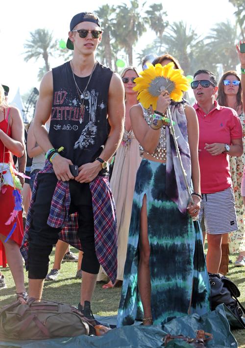 Vanessa Hudgens at Coachella Festival day 3 in Indio on April 14, 2013