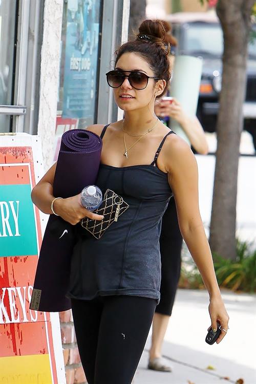 Vanessa Hudgens Leaving yoga class in Santa Monica on July 2, 2013