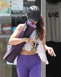 Vanessa Hudgens spotted after workout in Los Angeles on July 5, 2013
