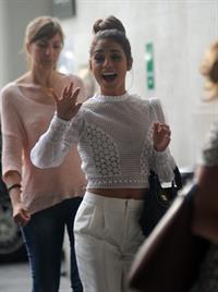 Vanessa Hudgens arriving at BBC Radio 1 in London on July 16, 2013 