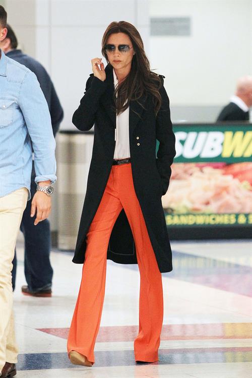 Victoria Beckham - John F. Kennedy International Airport in New York on May 8, 2013