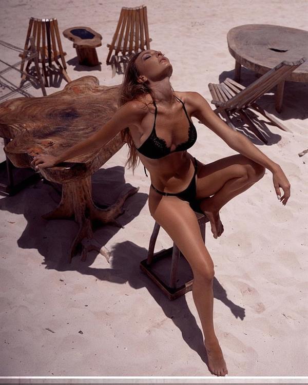 Jocelyn Binder in a bikini
