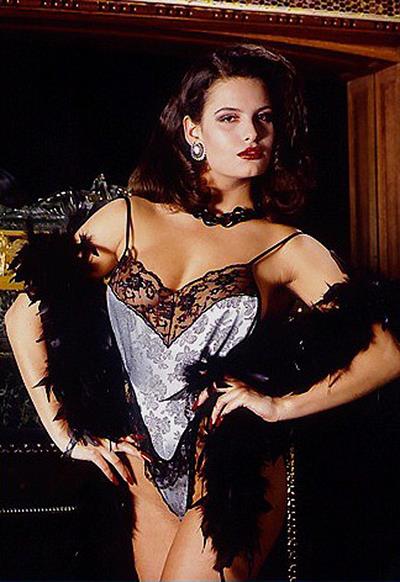 Claire Louise Hickory in lingerie