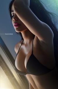 Anny Calderon in a bikini