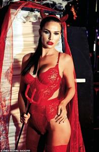Danielle Lloyd in lingerie