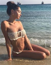 Nabilla Benattia in a bikini