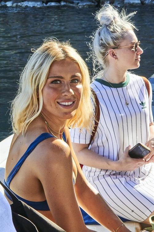 Abby Dahlkemper in lingerie