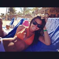 Cristine Prosperi in a bikini