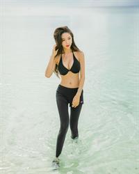 Park Soo Yeon in a bikini