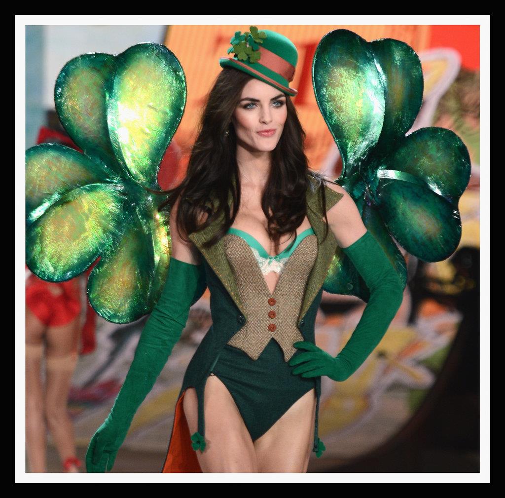 Hilary Rhoda in lingerie