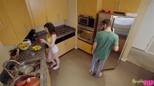 Once Jessica Rex sees her stepbrothers big dick she cant wait to give him a stiffie ride and take a creampie of cum