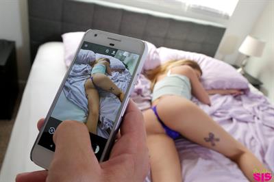 When Sydney Cole wets her stepbrothers bed he punishes her with a spanking that leads to a hardcore fuck fest