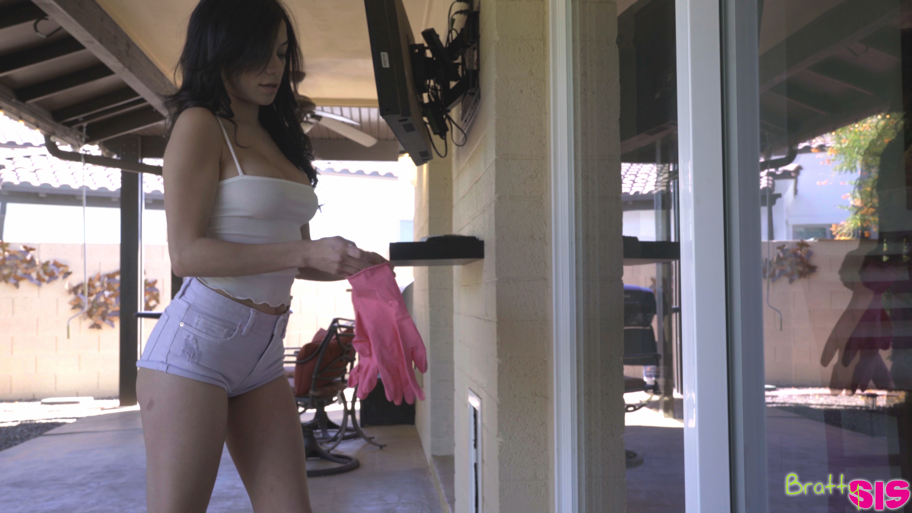 Savannah Sixx wants her stepbrothers cock and will use her big boobs and cum hungry pussy to get her way every time