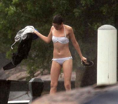 Kristen Stewart in a bikini